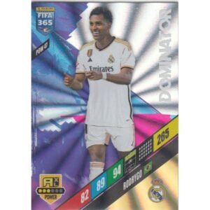 Rodrygo Real Madrid Dominator POW 47 Panini FIFA 365 XL 2024